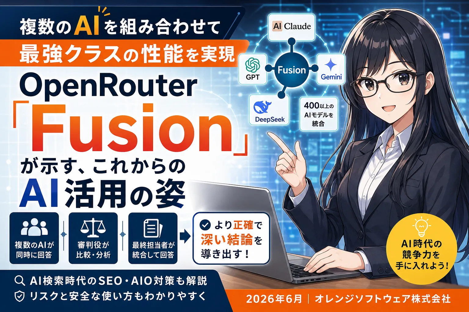 複数のAIを組み合わせて最強クラスの性能を実現「Fusiの画像