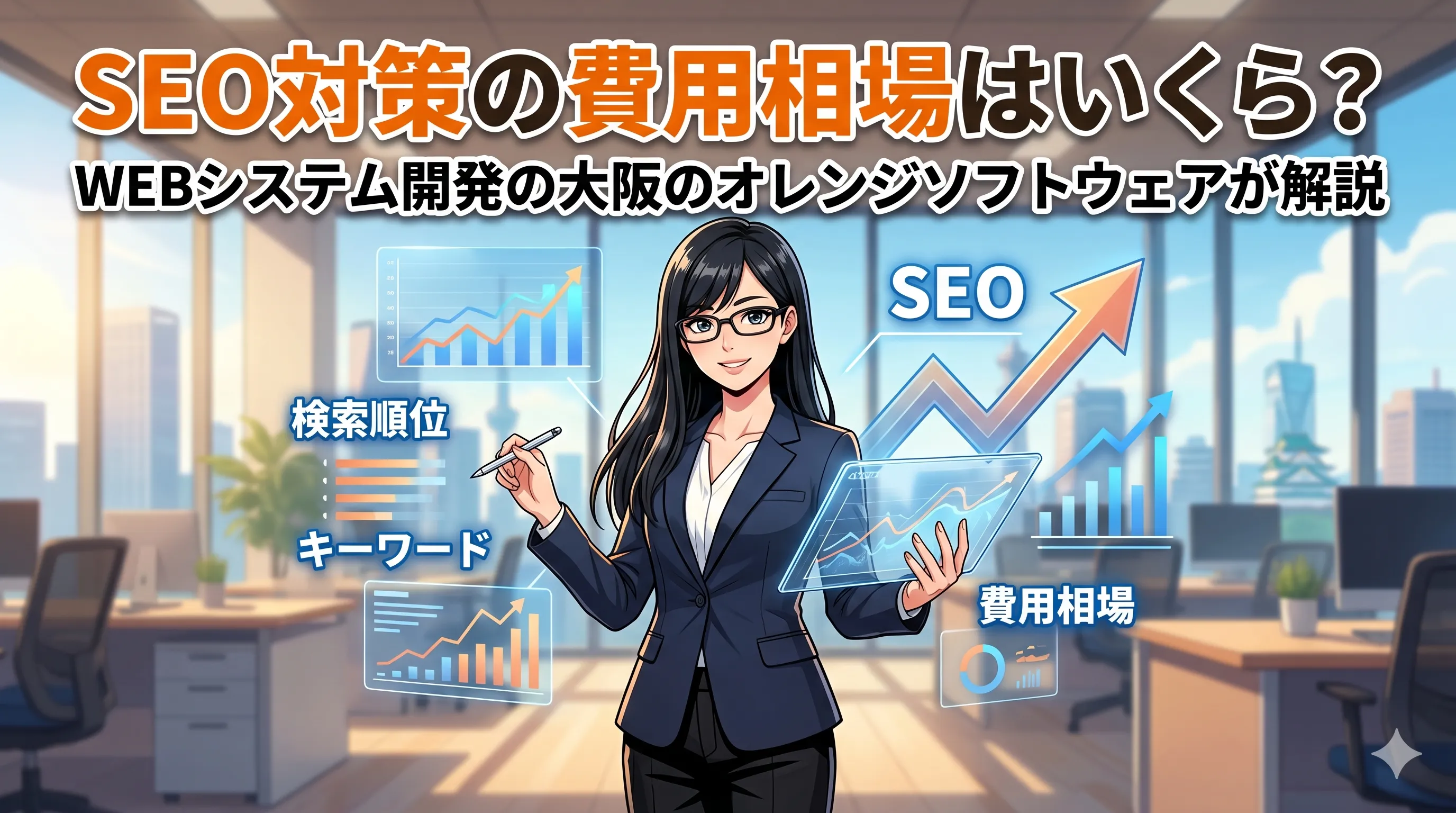 SEO対策の費用相場はいくら？WEBシステム開発を得意との画像
