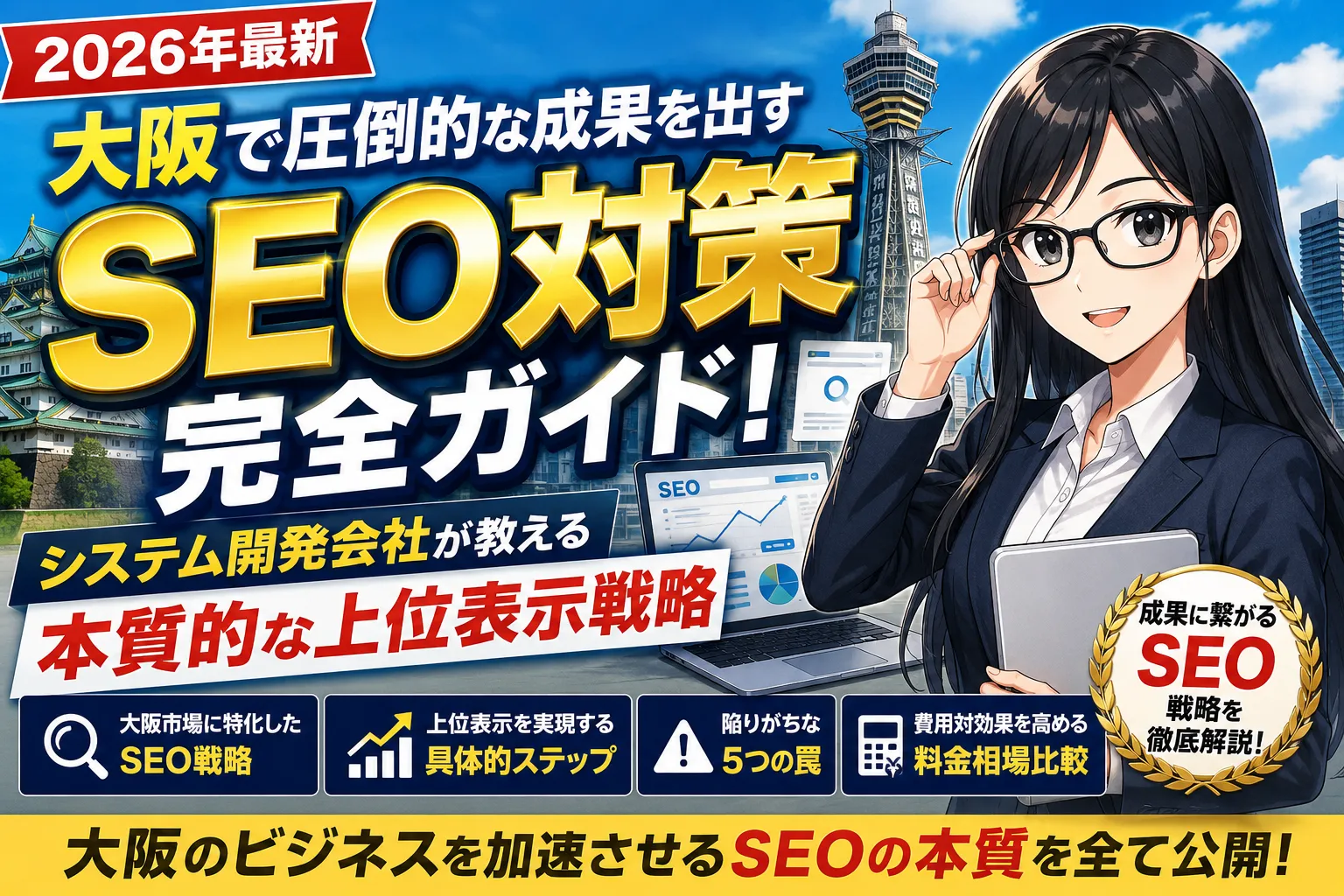 【2026年最新】大阪で圧倒的な成果を出すSEO対策完全の画像